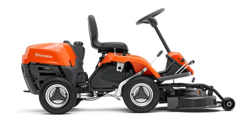 Husqvarna R 112C rider "vágóasztallal"
