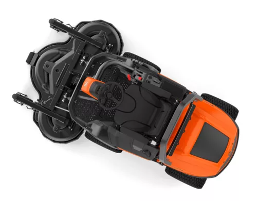 Husqvarna P 525DX dieselmotoros rider "vágóasztal nélkül"