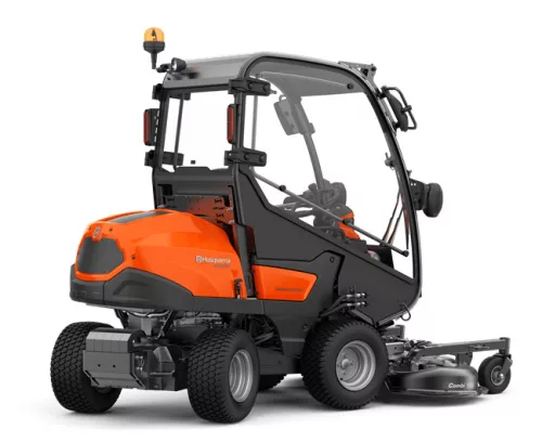 Husqvarna P 525DX dieselmotoros kabinos rider EU "vágóasztal nélkül"