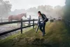 Husqvarna 340iBT akkumulátoros háti lombfújó "akkumulátor nélkül"